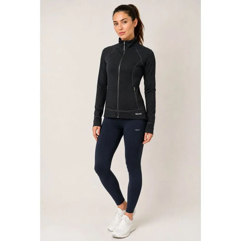 Marmot Womens Blat Full Zip Athletic Jacket Lightweight Perforated Size M